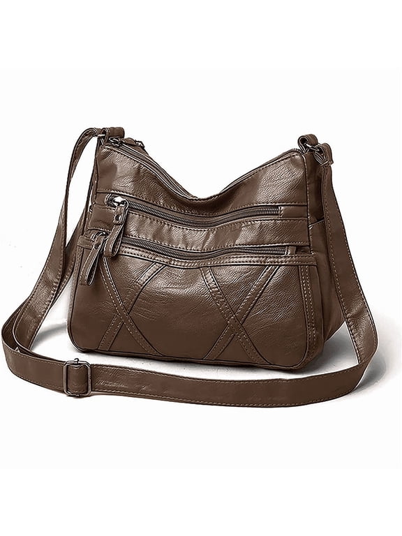 Small Crossbody Purses Bags for Women Leather Shoulder Purses Vegan women Cross body Bag Mini Purse and Handbag Lightweight Ladies Satchel Bag Shoulder Handbag