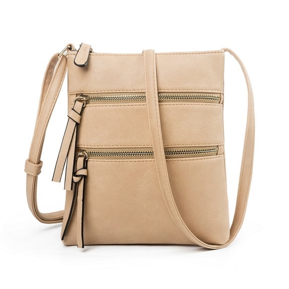 Small Crossbody Purses for Women Multi Pocket Travel Bag Over The Shoulder with Extra Long Strap