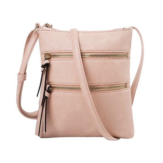 Small Crossbody Purses for Women Multi Pocket Travel Bag Over The Shoulder with Extra Long Strap