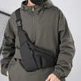 thumbnail image 1 of Small Crossbody Sling Bag for Men Women - One Strap Chest Shoulder Travel Purse, 1 of 9