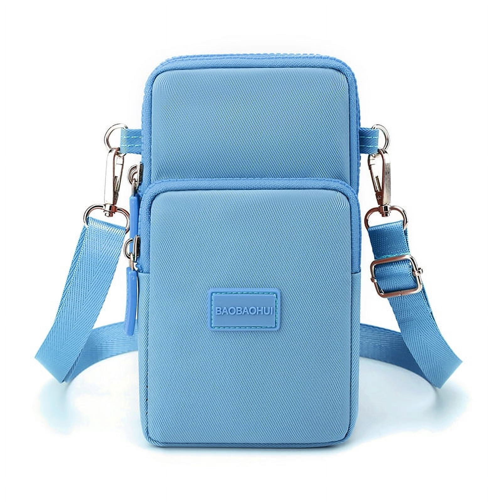 Crossbody Cell Phone Purse Wallet Bag with Shoulder Strap,Grey，G99902 -  Walmart.com