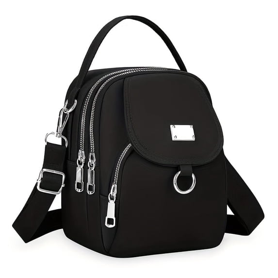 Small Crossbody bags Cell Phone Purses Travel Pouch Shoulder Bag, Black ...