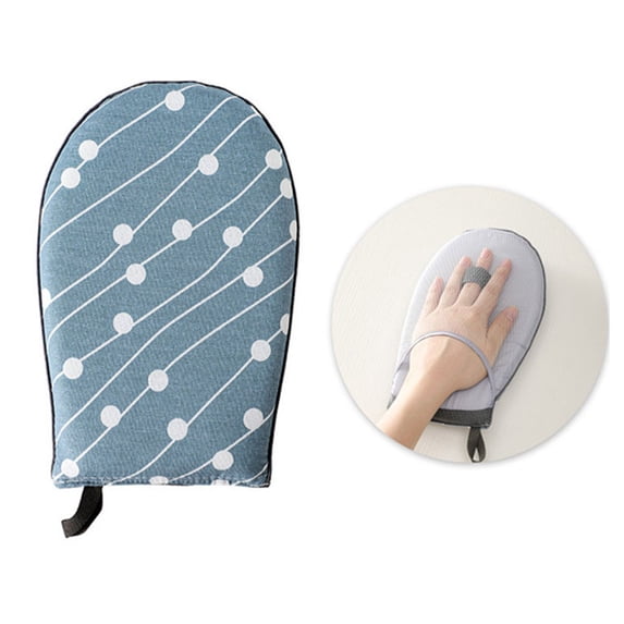 Small Crushed Flower Ironing Board Cover with Sponge Pad for Household Steam Irons 22.5x14.5cm Portable Tabletop Board Protector