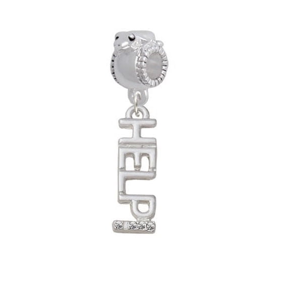 Small Crystal HELP! - Frog Charm Bead