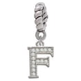 thumbnail image 1 of Small Crystal Initial - F - Rope Charm Bead, 1 of 1