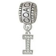 thumbnail image 1 of Small Crystal Initial - I - Coach Charm Bead, 1 of 1