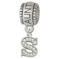 thumbnail image 1 of Small Crystal Initial - S - Aunt Charm Bead, 1 of 1