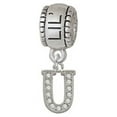 thumbnail image 1 of Small Crystal Initial - U - Lil Sister Charm Bead, 1 of 1