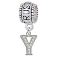 thumbnail image 1 of Small Crystal Initial - Y - Trust In God Charm Bead, 1 of 1