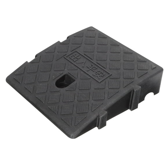Portable Plastic Slope Ramp Lightweight Threshold Ramp for Outdoor Use
