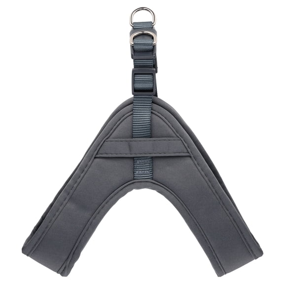 Vibrant Life Cushion Adjustable Slip-On Dog Harness, Gray, S