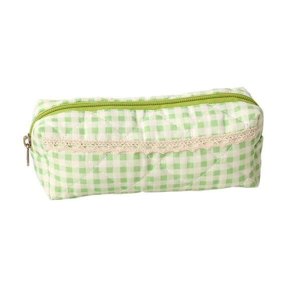 Small Cute Adorable Versatile Pencil Case Makeup Bag Cloth Pouch Organizer for Stripling Teenagers Home Office University Travel Storage Beautiful Lightweight Portable Ideal Gift 6.7x2.7x1.9 Inches