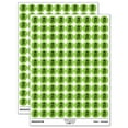 thumbnail image 1 of Small Cute Two Story House Home 200+ Round Stickers - Light Green - Matte Finish - 0.50" Size, 1 of 3