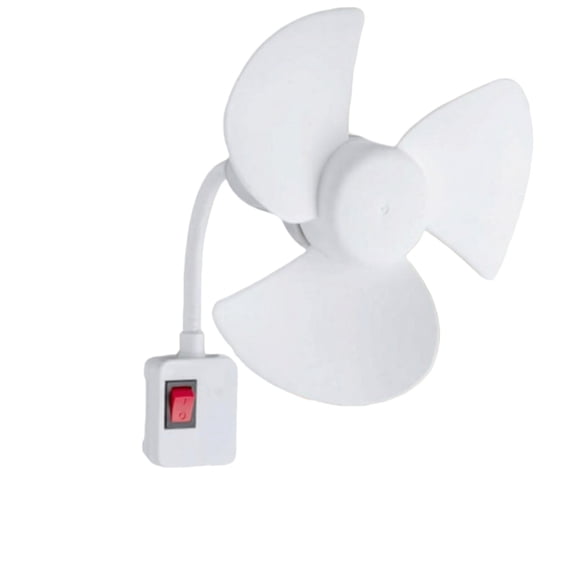 Small Cyclone Kitchen Fan - Portable USB - Powered Fan with Flexible Gooseneck, Quiet Operation for Kitchen, Office, Bedroom, Camping