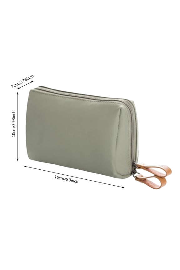 Small Dacron Makeup Bag for Purse Travel Cosmetics