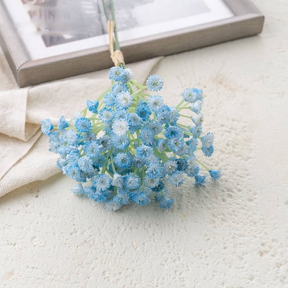Small Daisy Flowers Artificial Wildflowers Chamomile, Mini Daisies Flowers Spring Summer Chamomiles for DIY Floral Arrangements Wedding Table Centerpieces Party Home Decor, Blue