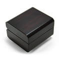 thumbnail image 1 of Small Dark Wood Glossy Distinctive 18 Note Music Box - Can't Take My Eyes Off You, 1 of 2