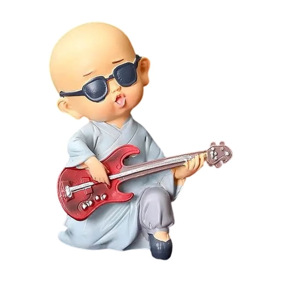 Small Decoration Zen Monk Home Decoration Living Room Tea Table Doll Doll Cure Department Decompression(B)