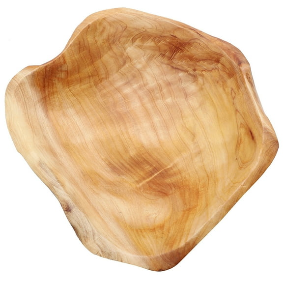 Small Wooden Decorative Bowl for Fruit and Salad, Home Table Decoration Tray