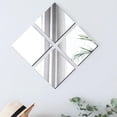 thumbnail image 1 of Small Decorative Wall Self Adhesive Shaped Mirrors - Set of 4, 1 of 7