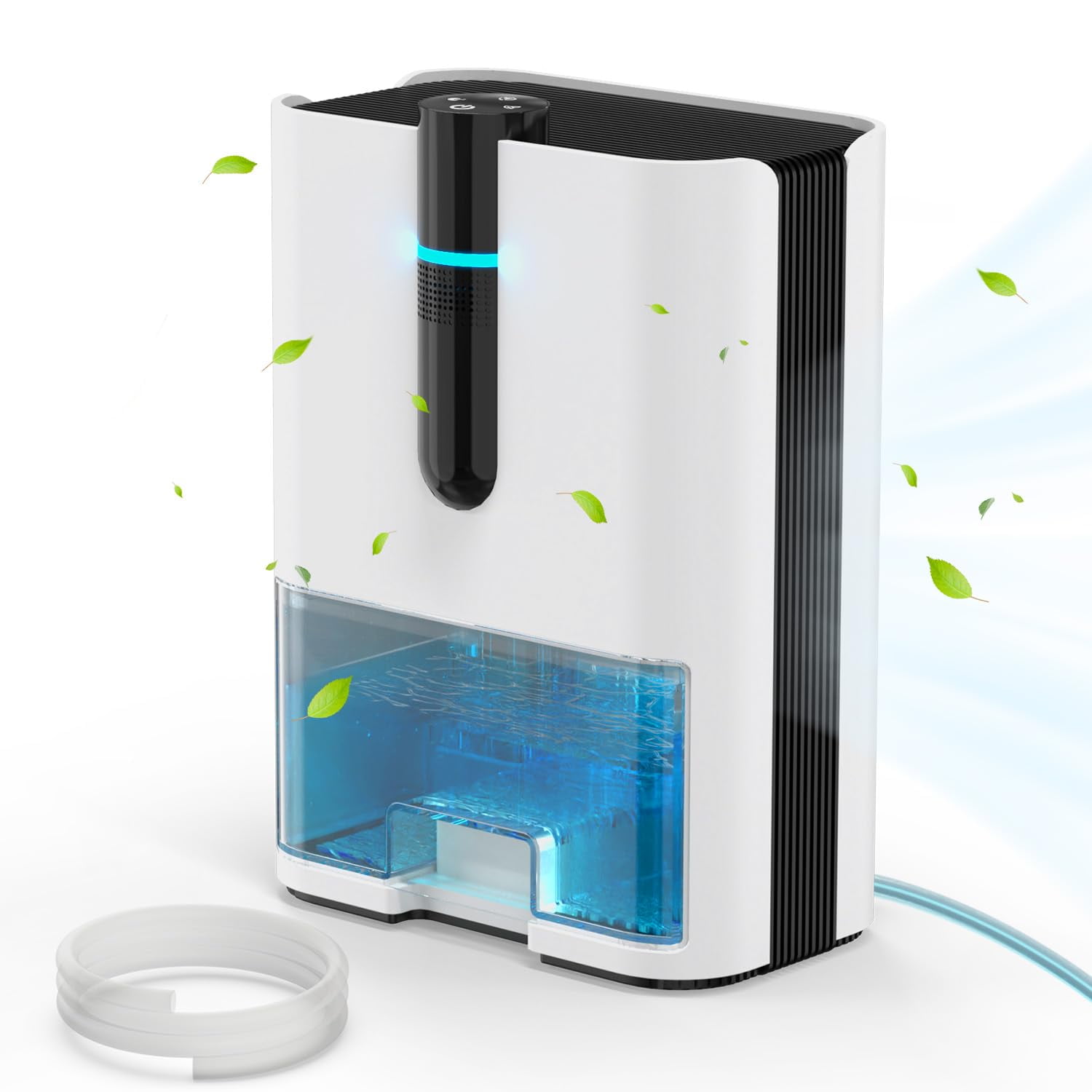 Alrocket Compact Dehumidifier – Auto-Off, LED Light & Quiet Operation
