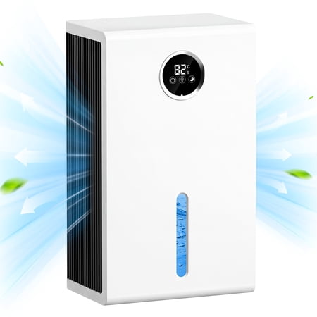 Dehumidifier, 95 OZ Dehumidifiers for Home(1076 sq. ft.) Quiet with Sleep Mode Auto Shut-Off, 7-Color LED Light, Ideal for Basement, Bedroom, Living Room, RV, Closet and Bathroom