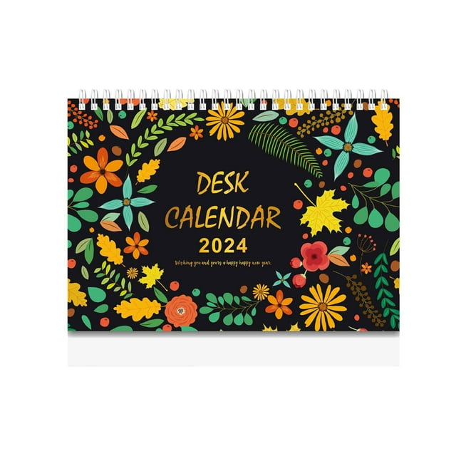 Small Desk Calendar 20232024, Runs From Jan 2024 until Dec 2024