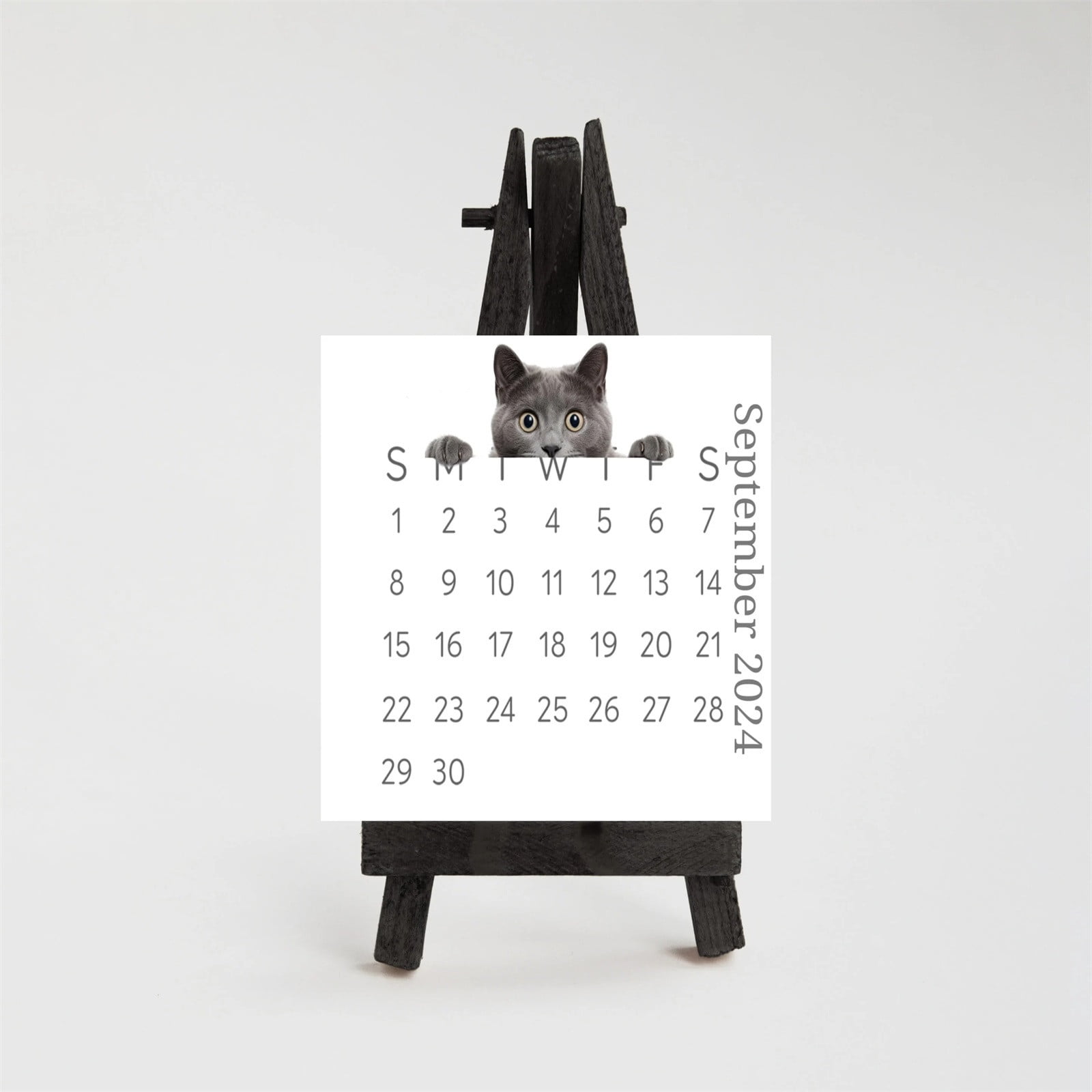 Small Desk Calendar 2024 Standing Flip Small Desktop Calendar 2024