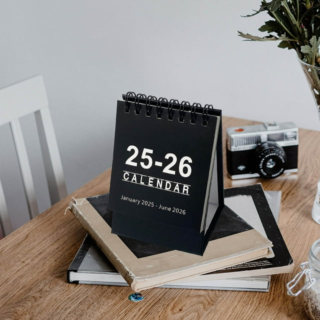 Small Desk Calendar 2025-2026, Desk Calendar Desktop Mini Desk Calendar ...