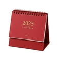 Small Desk Calendar 2025, JanDec Standing Flip Desktop Calendar 2025