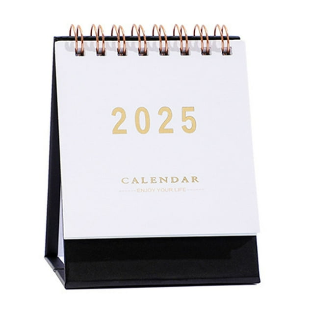 Small Desk Calendar 2025 Simple Solid Color Morandi Calendar Desktop
