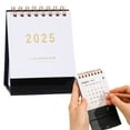 Small Desk Calendar 2025 Simple Solid Color Morandi Calendar Desktop
