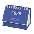Small Desk Calendar 2025 Standing Flip Desktop Planner Calendar with