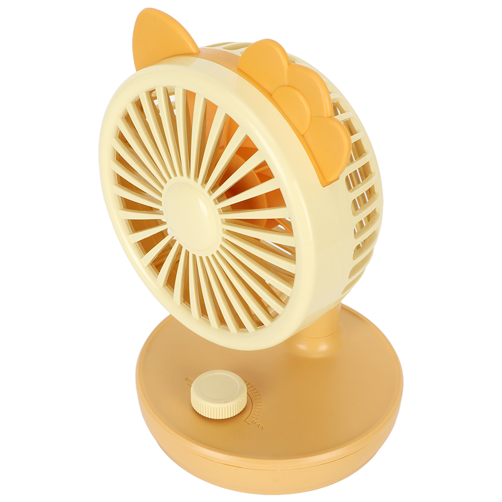 Small Desk Fan Cute Cartoon Style USB Charging Portable Cool Wind Desktop Fan For Summer Home