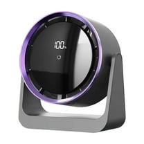 Small Desk Fan, Portable Electric Table Desktop Air Circulator Fans, Mini Electric Fan Dormitory Desktop USB Desk Lamp Fan Wall Mounted Household Light Sound Circulating Fan