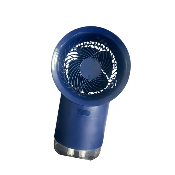 Small Desktop Air Chiller With Ice Feature 2400mAh Energy Supply 4H Timer 3 Wind Settings ABS Construction Compact Size