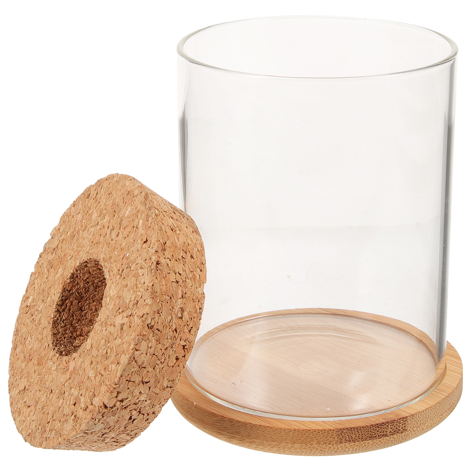 Small Desktop Glass Terrarium Jar Hydroponic Plants Terrarium Desktop