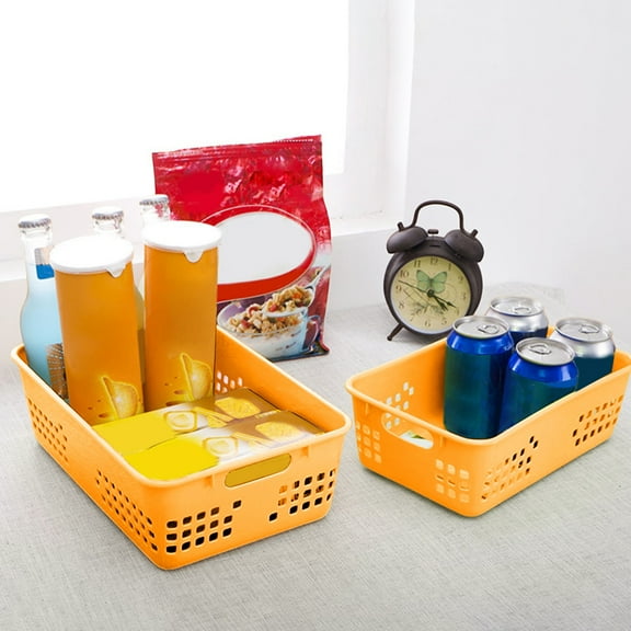 Small Desktop Storage Basket Remote Control Organizer European Style Household Drain Basket Multiple Colors