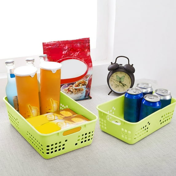 Small Desktop Storage Basket Remote Control Organizer European Style Household Drain Basket Multiple Colors