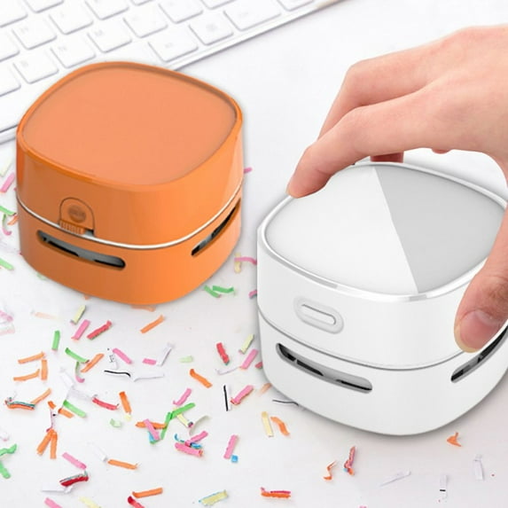 Small Desktop Vacuum Cleaner Portable Handheld Wireless Desktop Debris Cleaner For Home Office Car Keyboard
