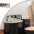 thumbnail image 1 of Small Digital Alarm Clock for Bedroom with Large Big Numbers , Electric Bedside Desk Clock with USB Charging Port, Brightness Dimmer, Adjustable Alarm Volume, USB-C Adapter Powered, 1 of 10