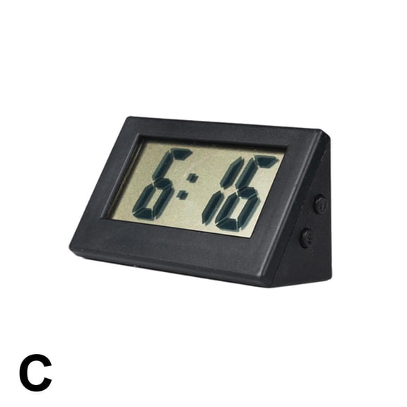 Small Digital Clock, LCD Digital Electronic Clock, Travel Clock, Portable Desk Clock, No Tick Electric Desk Clock, Battery Operated, Digital Clock For Table Bedroom