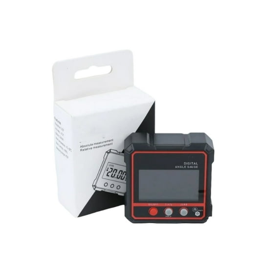 Small Digital Inclinometer Magnetic Angles Measurement Tool Lightweight Design Easy Battery Replacements for Carpentry