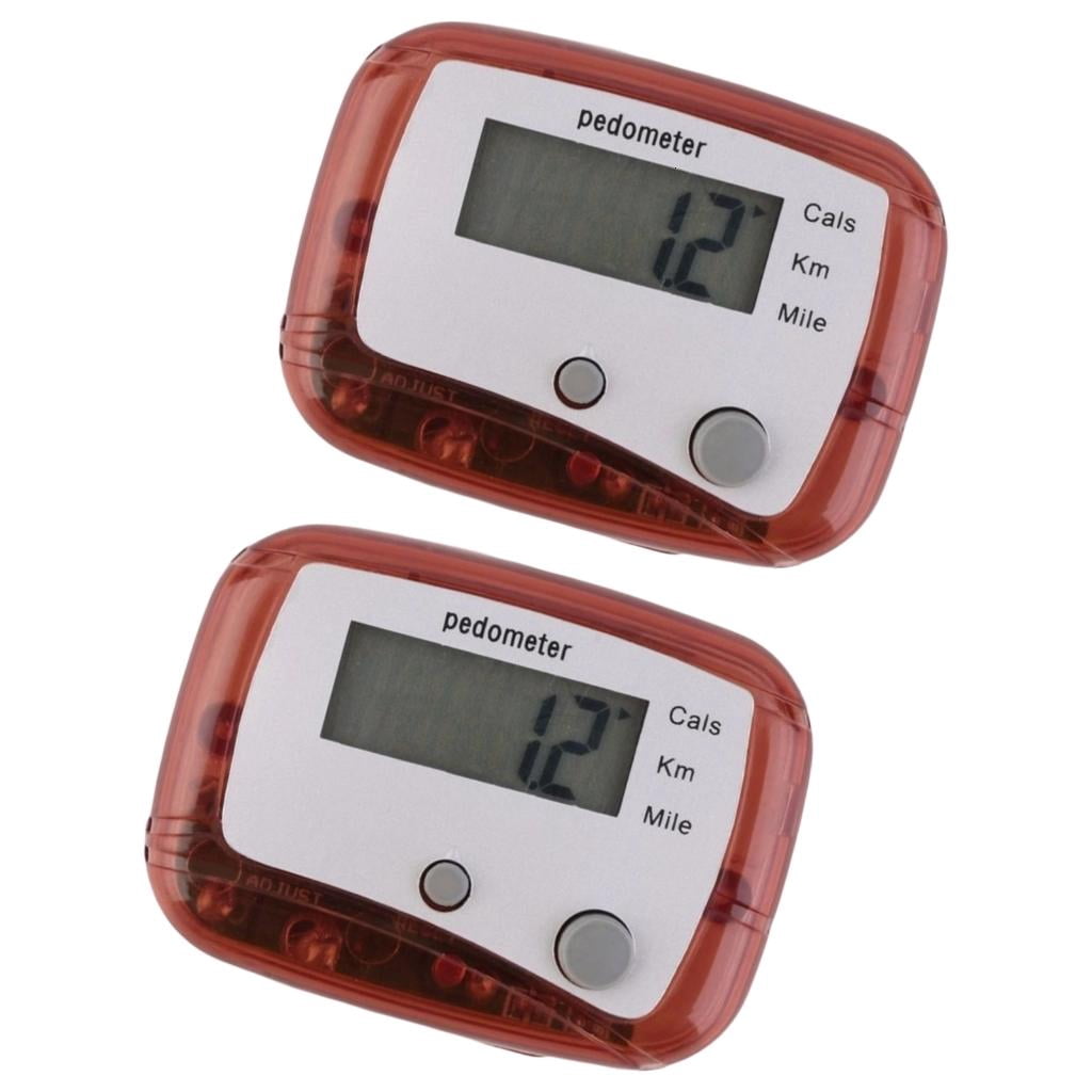 Small Digital Pedometer with Clip Portable Walking Pedometer Simple ...
