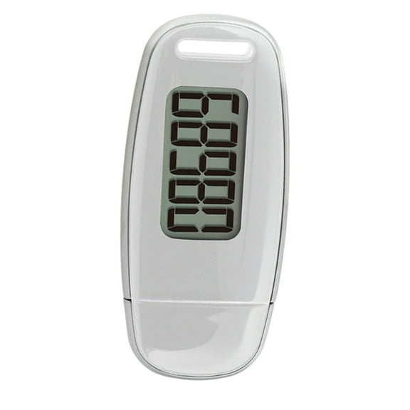 Small Digital Pedometer with Clip and Lanyard Walking 3D Pedometer Simple Step Counter for Step Fitness Camping Hiking