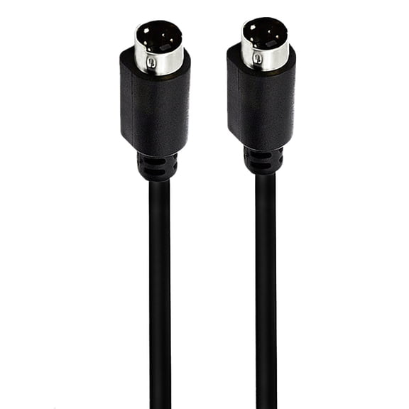 Small Din 4 Pin S Video Cable Durability Plugs for Seamlessly Video Transfer from Receivers to Display Screen