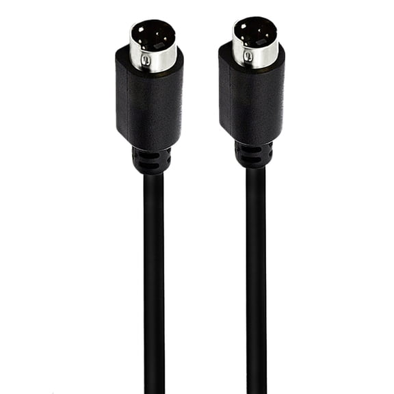 Small Din 4Pin S Video Cable Male to Male Gold Plated Connector for Video Transfer to Monitorings and more