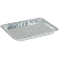 Small Disposable 8.75" x 6.25" Aluminum Broiler Pan For Baking, BBQ