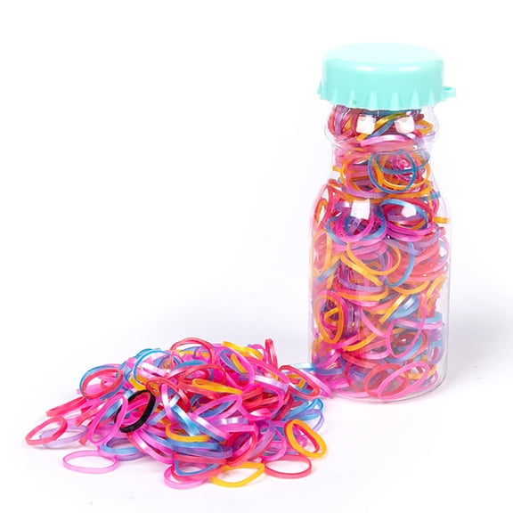 Small Disposable Hair Bands Scrunchie Girls Elastic Rubber Band Ponytail Holder