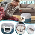 thumbnail image 1 of Small Dog Bed Warm Winter Cozy Cushion for Sleeping Chihuahua Hideaway House Washable Foldable Pet Supplies for Cats and Small Breeds Under 8kg, 1 of 9